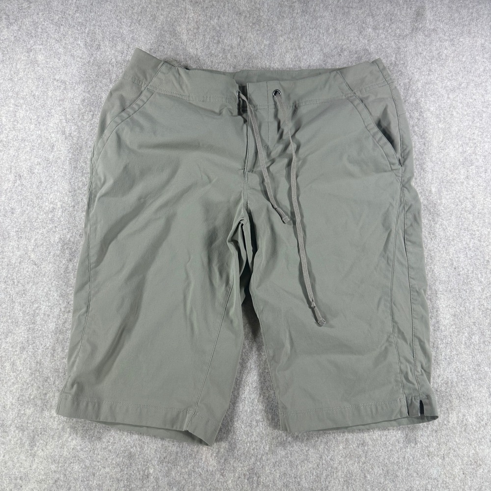Columbia Sportswear Womens Hiking Bermuda Shorts Omni Shield Khaki Size 12 13L